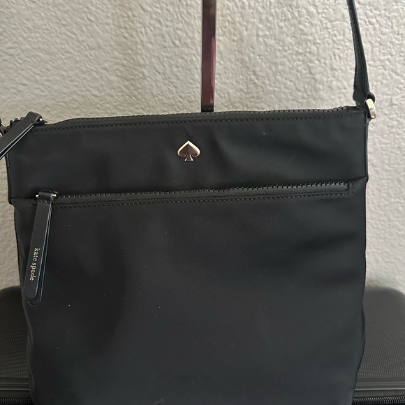 Kate Spade Nylon  Dawn Breezy Black Tote and Jae Nylon Flat Crossbody Set - Picture 8 of 10